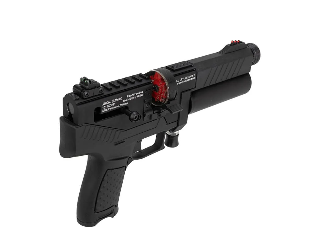 Hatsan Velox LuftPistol, PCP, Halvautomatisk, 4,5mm (Cal.177) Sort 3
