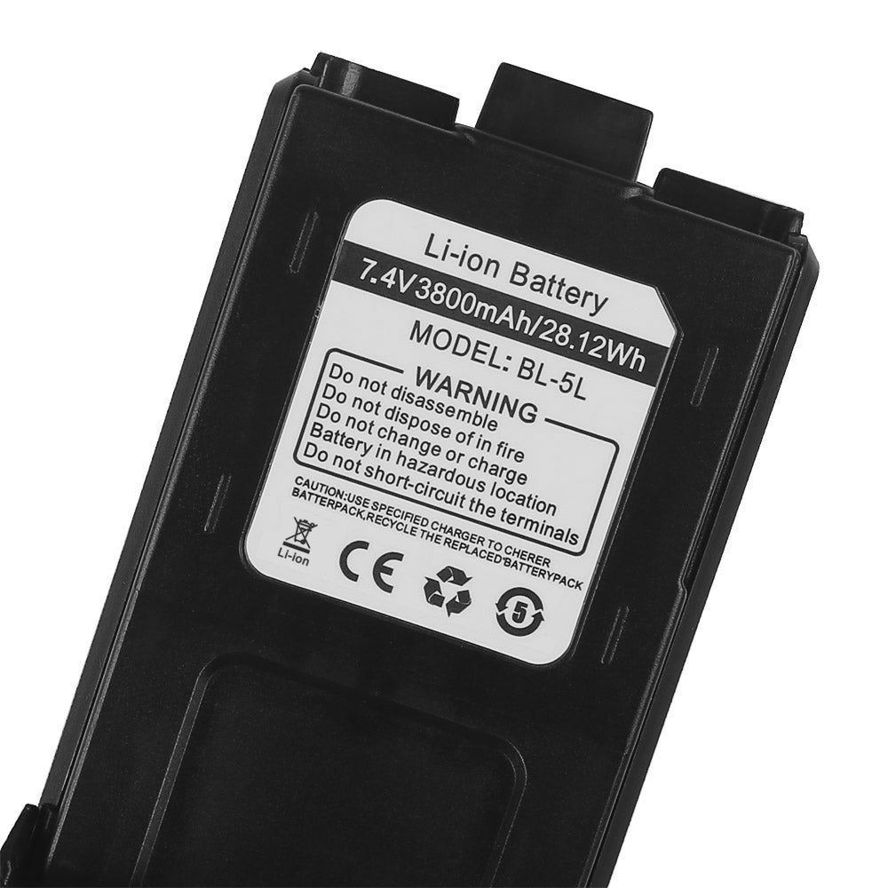 Batteri 3800mAh til Baofeng UV-5R Series / BF-F8HP 4