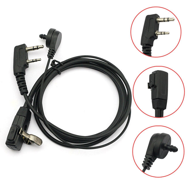 FBI Style Earpiece Headset til Baofeng (K-Plug) 4