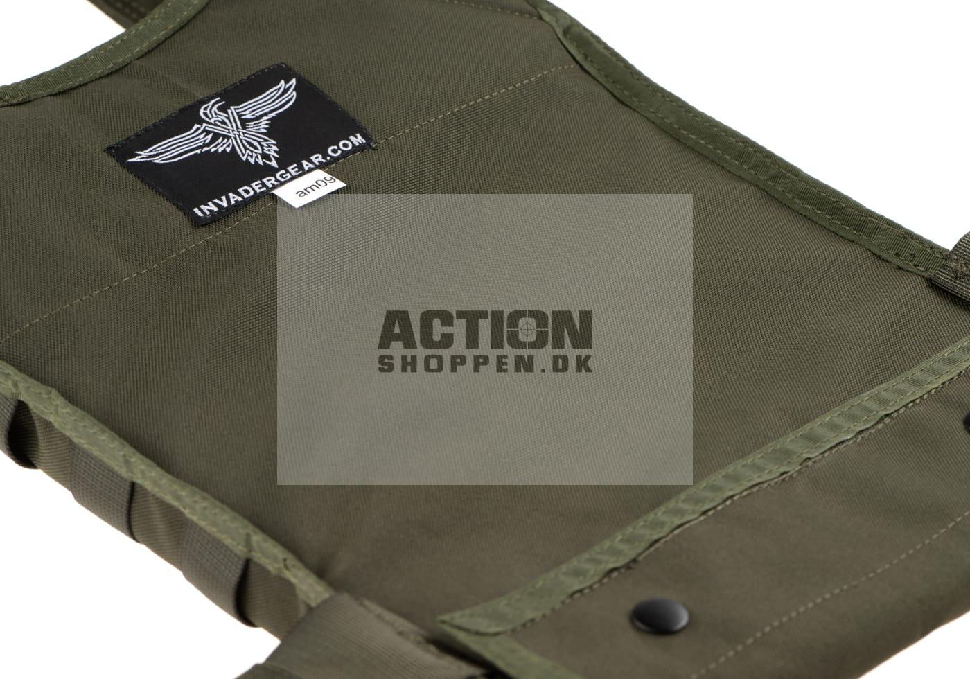 Invader - Armor Carrier Vest, OD Grøn, str. one size 8