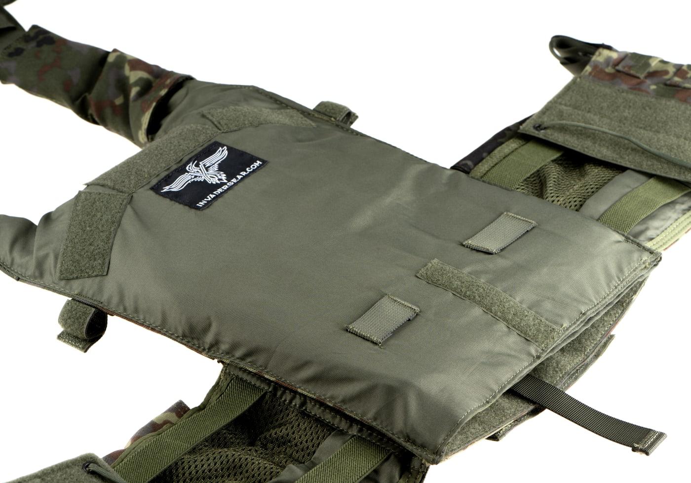 Invader Gear - 6094A-RS Plate Carrier Vest, Flecktarn, str. one size 13