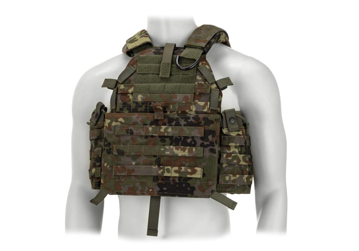 Invader Gear - 6094A-RS Plate Carrier Vest, Flecktarn, str. one size 7
