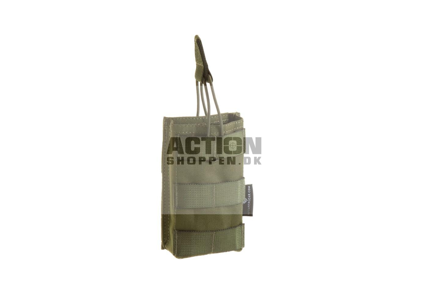 Invader Gear Molle Pouch, til 1 stk M4/M16 magasiner 5.56 Single Direct Action Mag Pouch, OD Grøn 1