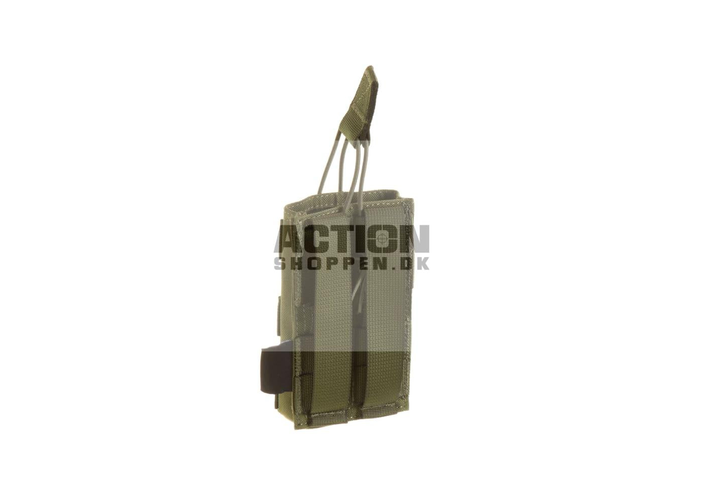 Invader Gear Molle Pouch, til 1 stk M4/M16 magasiner 5.56 Single Direct Action Mag Pouch, OD Grøn 2