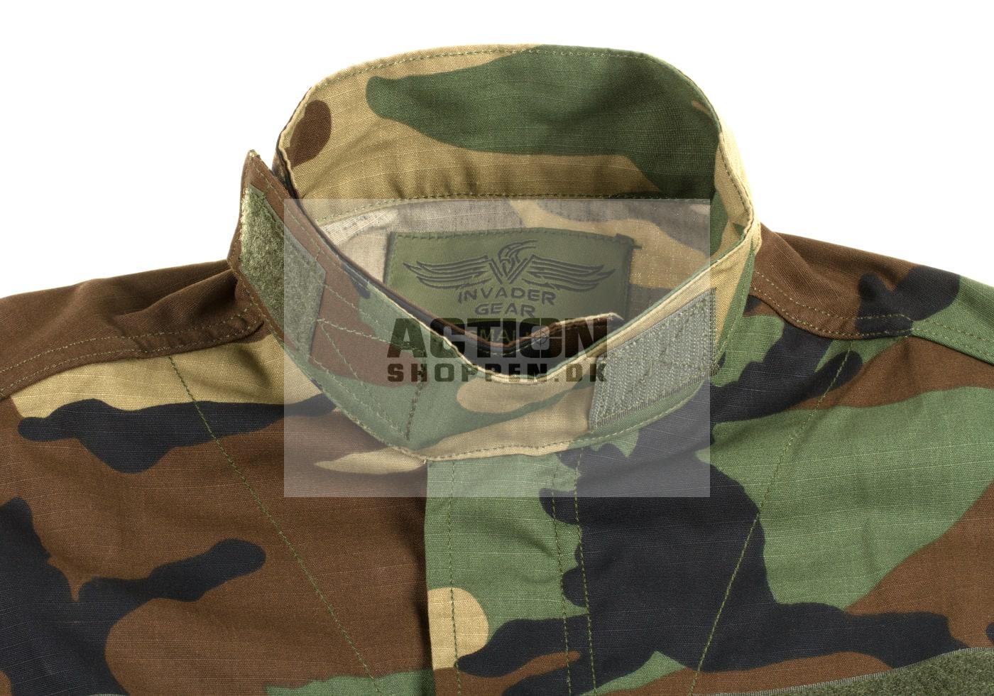 Invader Gear - Skjorte, Revenger TDU skjorte, Woodland, str. S - XXL