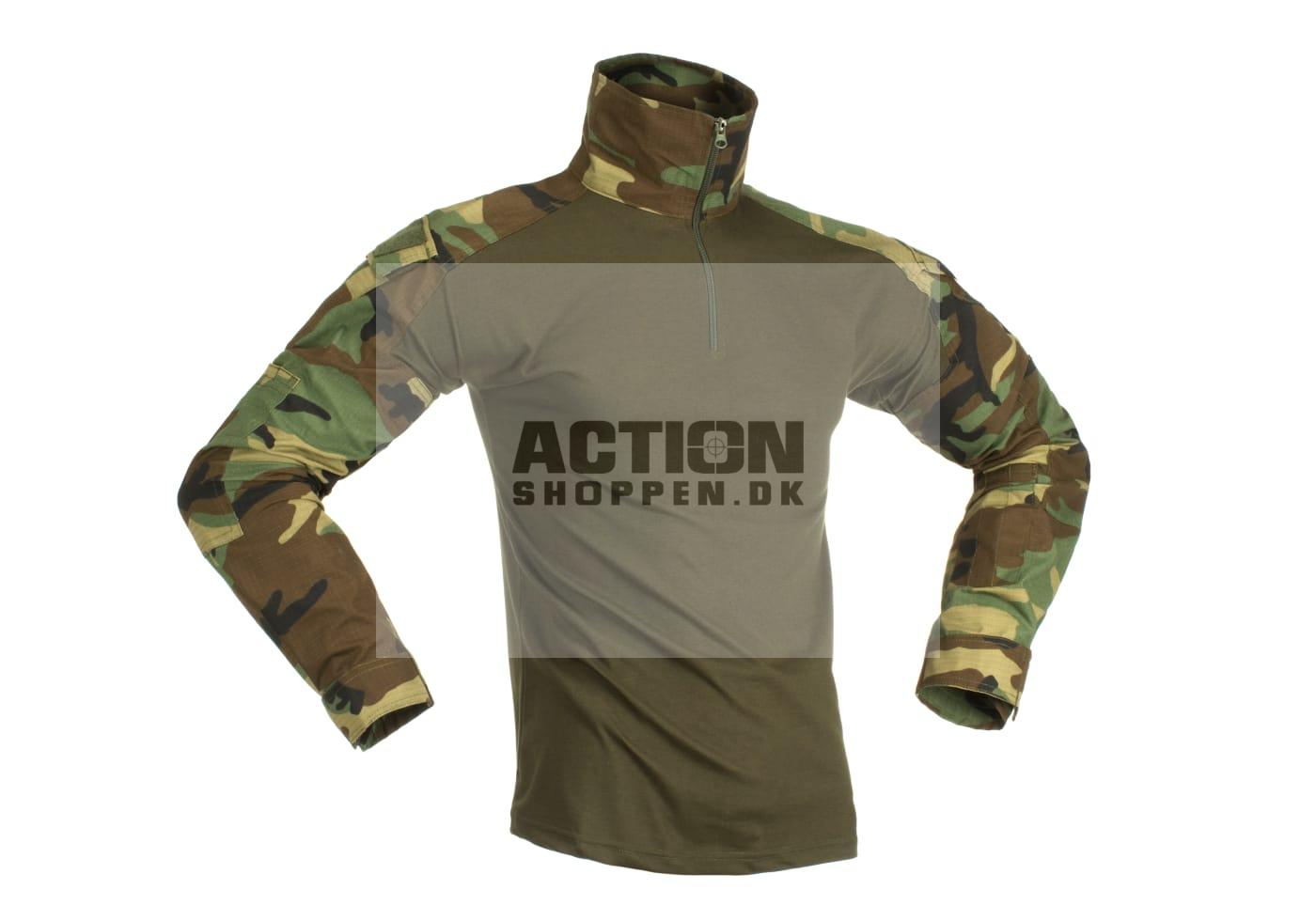 Invader Gear - Combat Shirt, Woodland, str. S - XXXL