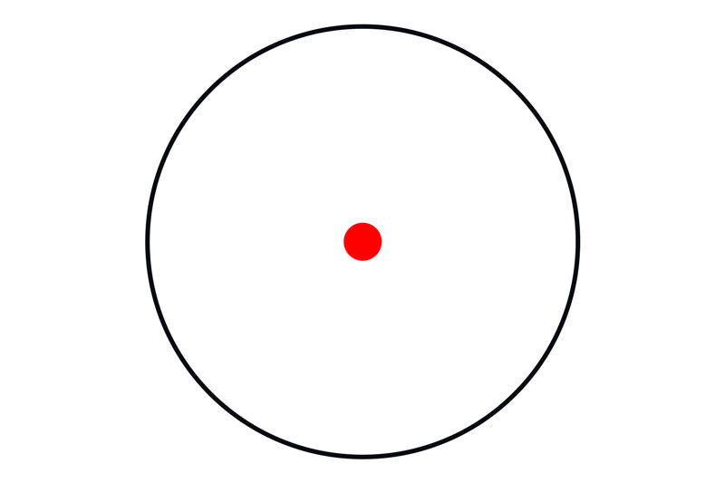 Dot sigte 2 x lysstyrke rød/grøn, ACOG. 6