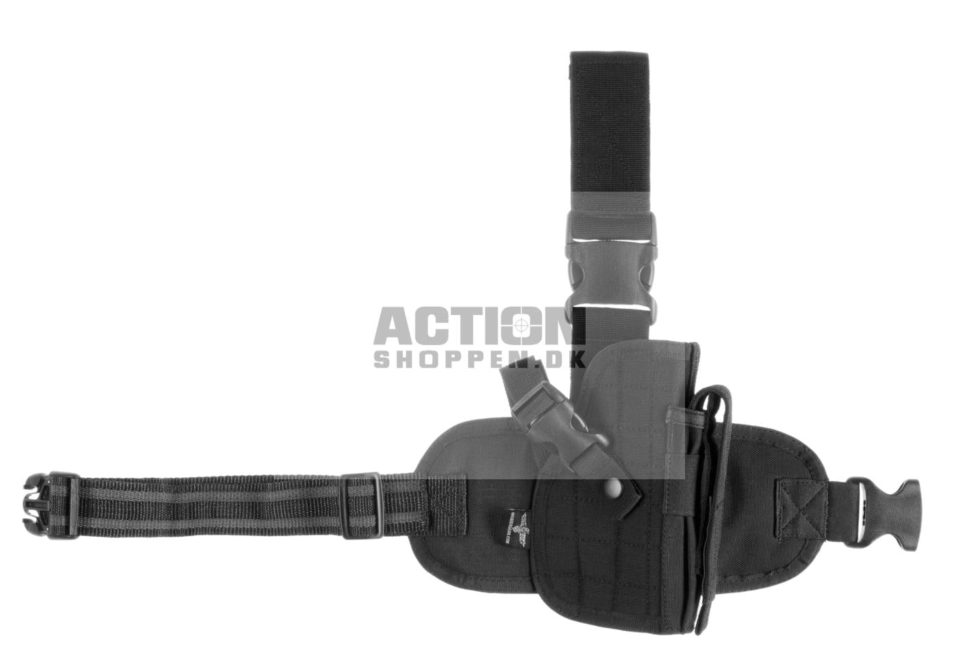 Invader Gear - Dropleg Lårhylster, Højre, Sort. 1