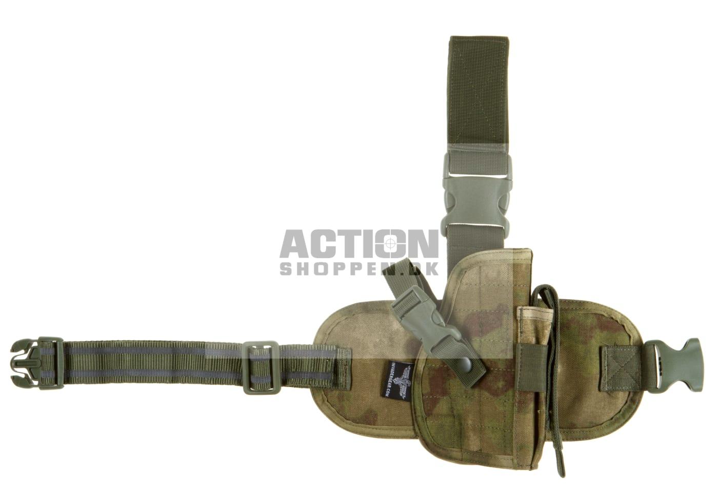 Invader Gear - Dropleg Lårhylster, Højre, Everglade. 1