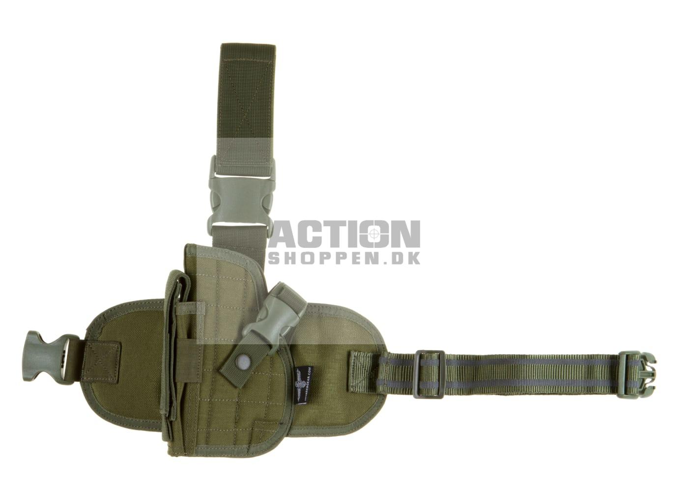 Invader Gear - Dropleg Lårhylster, Venstre, OD Grøn 1