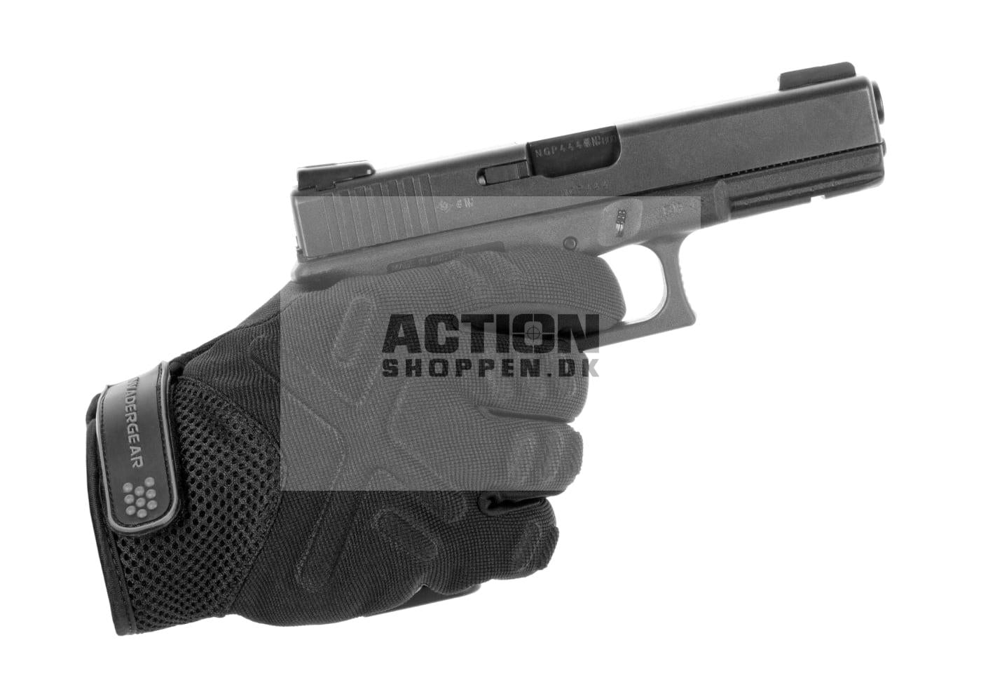 Skydehandsker, Sort Str. S - XL