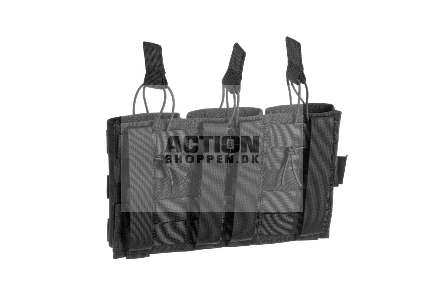 Invader Gear Molle Pouch, M4/M16 magasiner 5.56 Triple Direct Action Mag Pouch, Sort 2