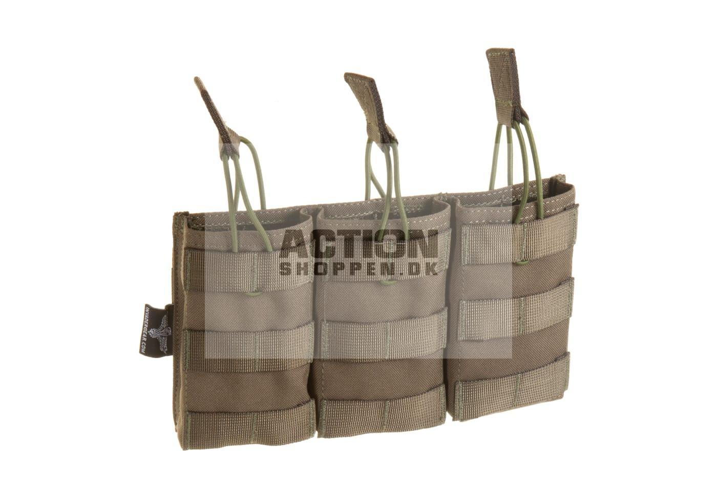 Invader Gear Molle Pouch, M4/M16 magasiner 5.56 Triple Direct Action Mag Pouch, Ranger Green 1