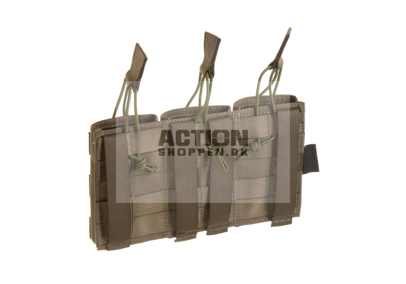 Invader Gear Molle Pouch, M4/M16 magasiner 5.56 Triple Direct Action Mag Pouch, Ranger Green 2