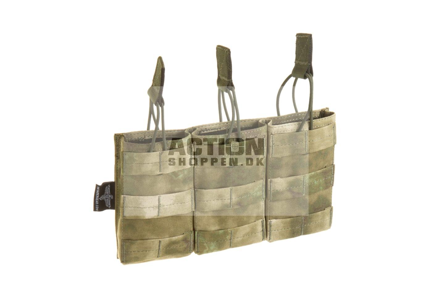 Invader Gear Molle Pouch, M4/M16 magasiner 5.56 Triple Direct Action Mag Pouch, Everglade 1