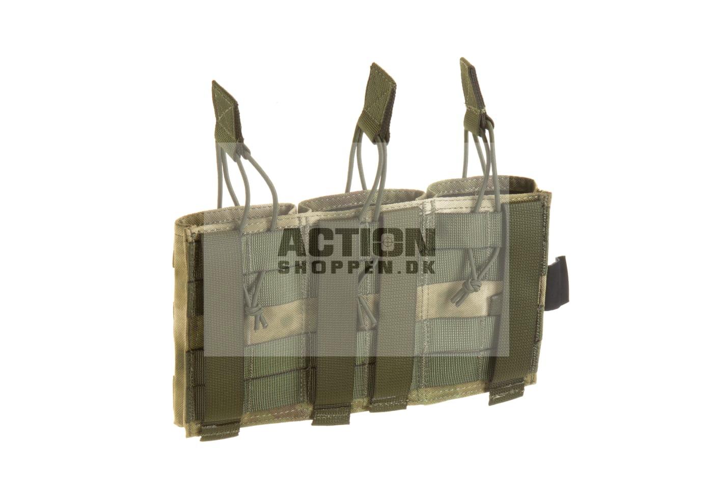 Invader Gear Molle Pouch, M4/M16 magasiner 5.56 Triple Direct Action Mag Pouch, Everglade 2