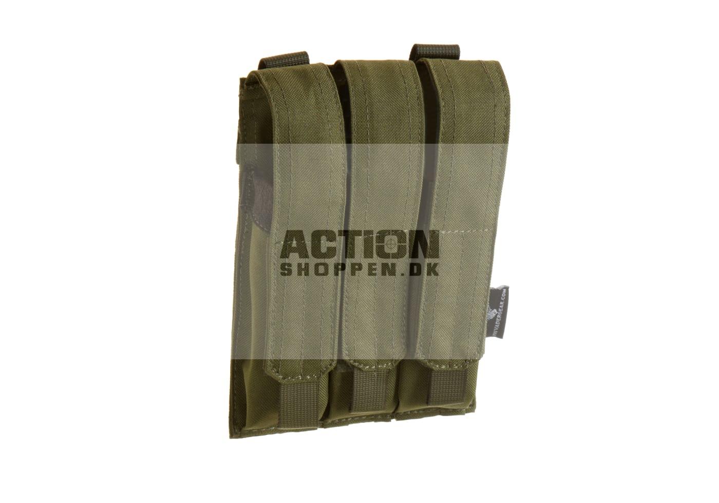 Invader Gear Molle Pouch, til 3 stk MP5 Triple Mag Pouch, OD Grøn 1