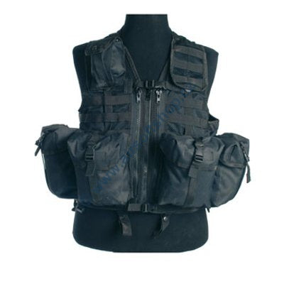 Taktisk vest, Molle, Sort, str. one size 1