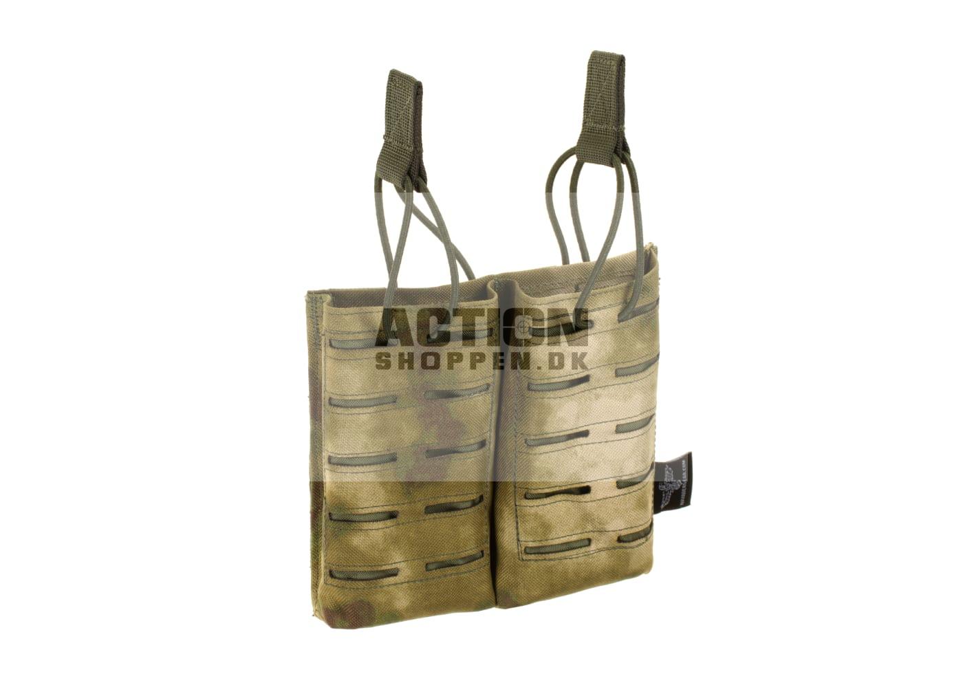 Invader Gear Molle Pouch, til 2 stk M4/M16, 5.56 Double Direct Action Gen II Mag Pouch, Everglade 1