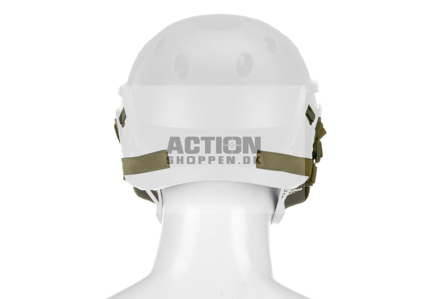 Invader Gear - Steel Half Face Mask FAST Version, OD Grøn 3