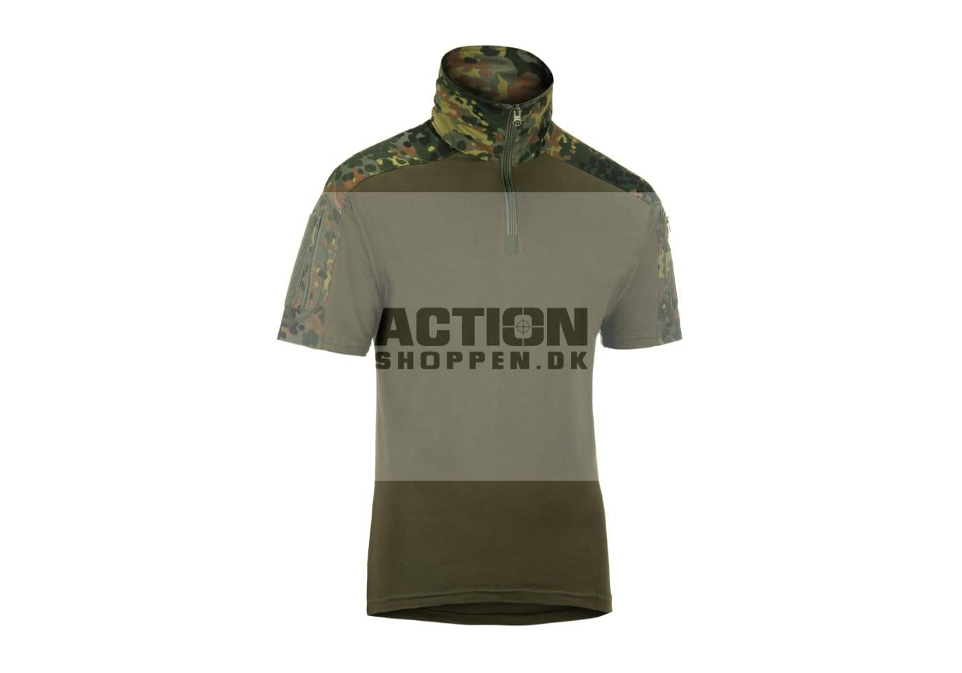 Invader Gear - Combat Shirt Kort ærme, Flecktarn, str. S - XXL