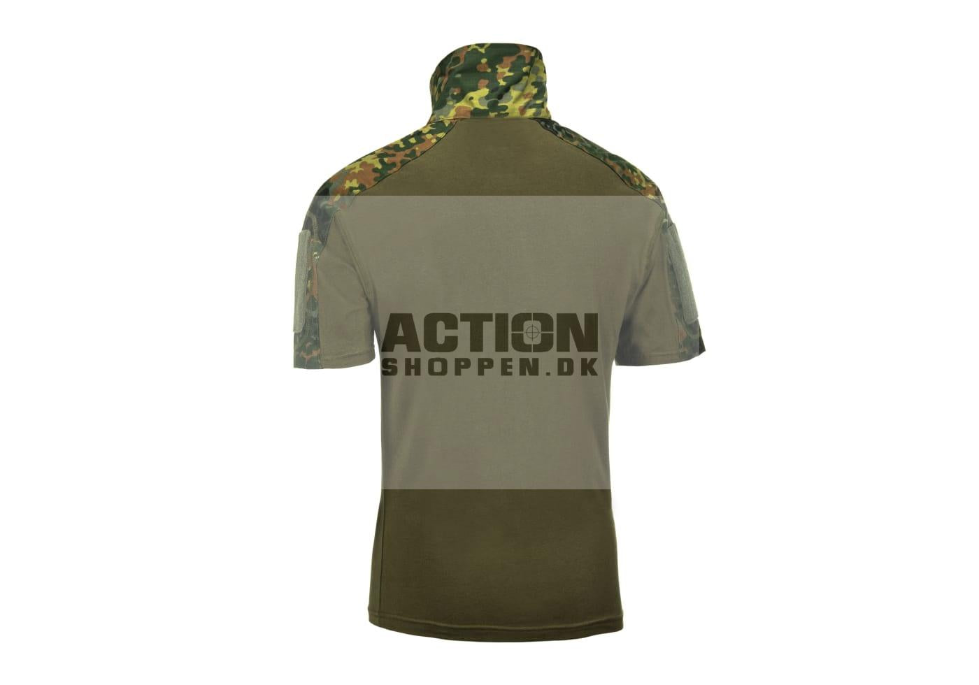 Invader Gear - Combat Shirt Kort ærme, Flecktarn, str. S - XXL