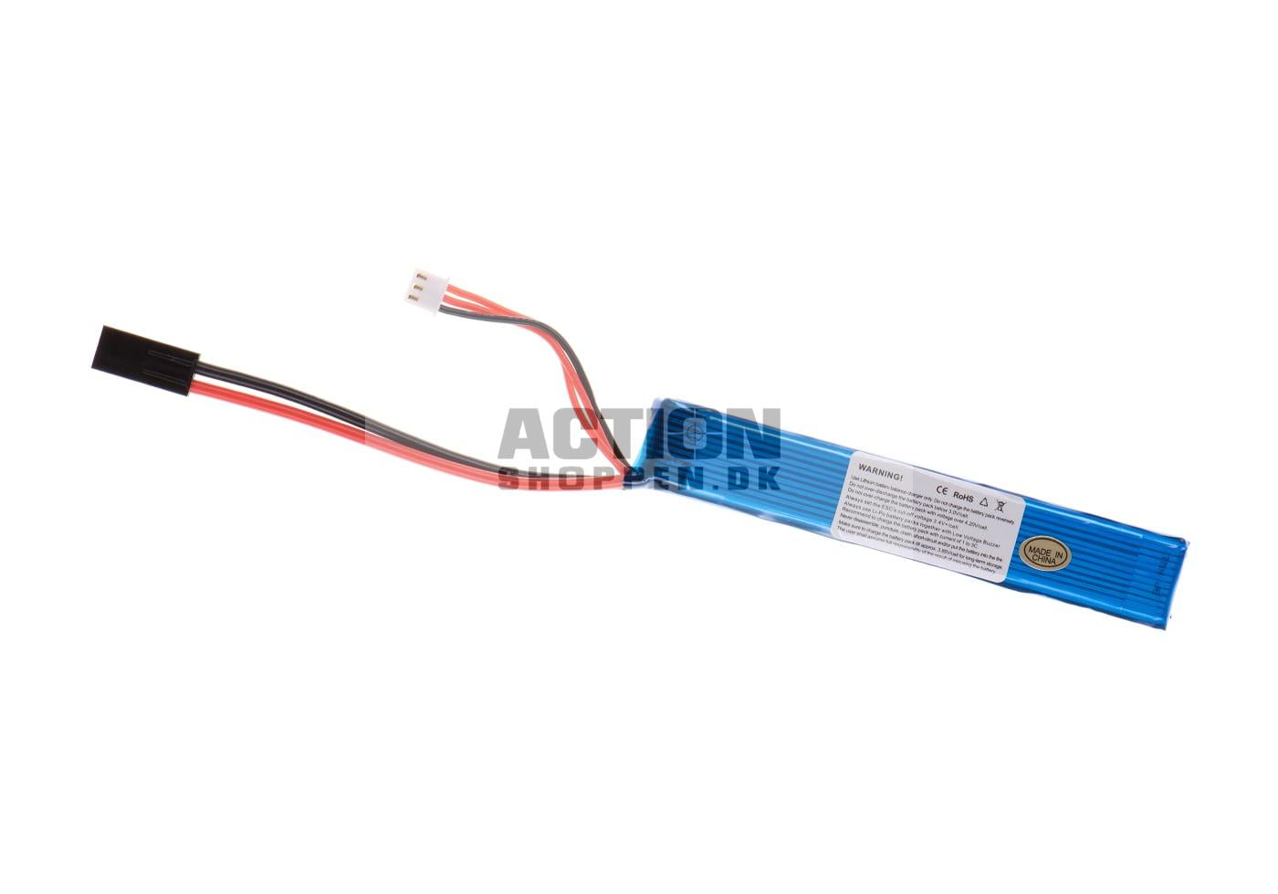 Li-Po 7,4V 1300mAh, 25C, Stang Batteri 2