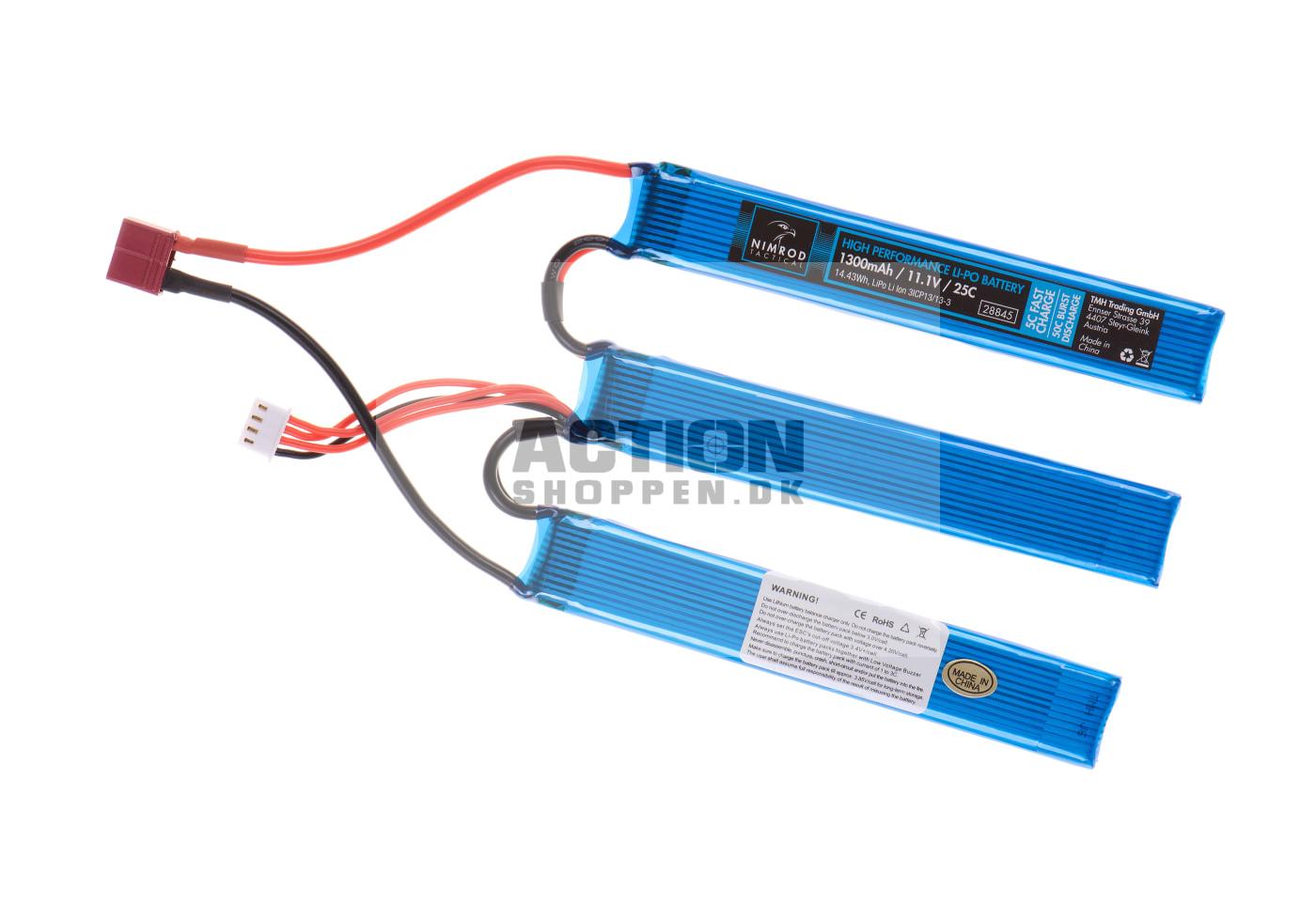 Nimrod - Li-Po 11,1V 1300mAh, 25C, Batteri 1