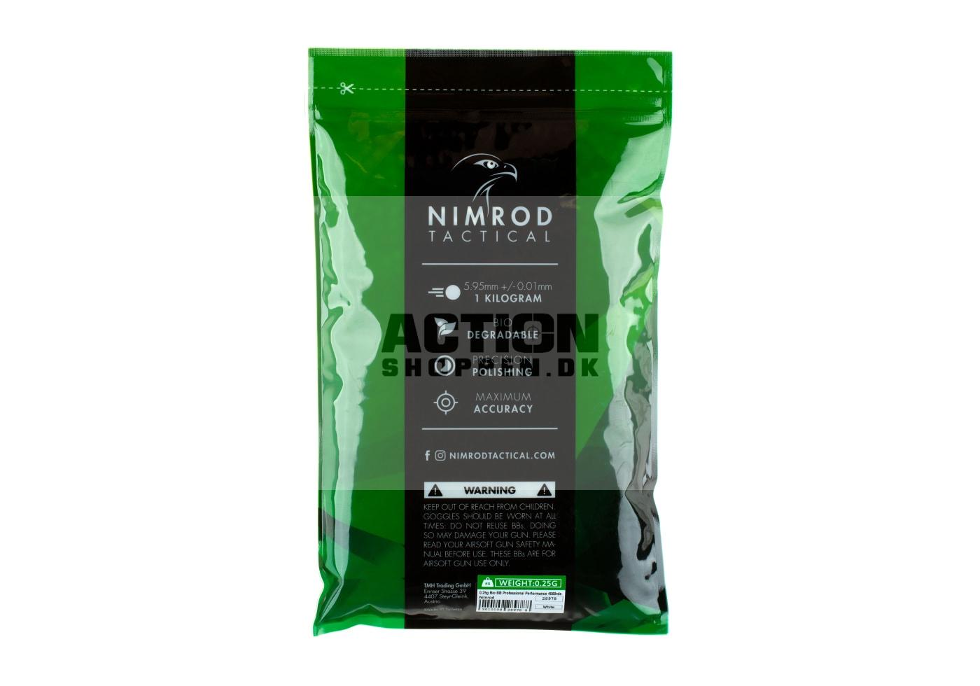 Nimrod - Bio Professional Performance kugler 0,25 gram 4000 stk. 2