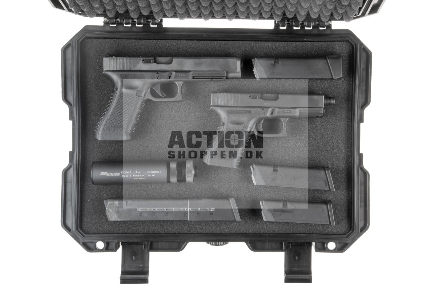 Nimrod - Pistol kuffert, L:46 - B:35 - H:19,5, Sort 4