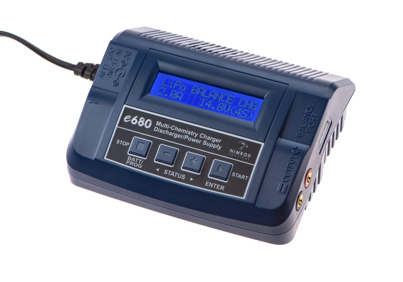 Nimrod - e680 Lader, LiPo, NiMH, NiCd, LiFe, LiHV Pb, EU-version 1