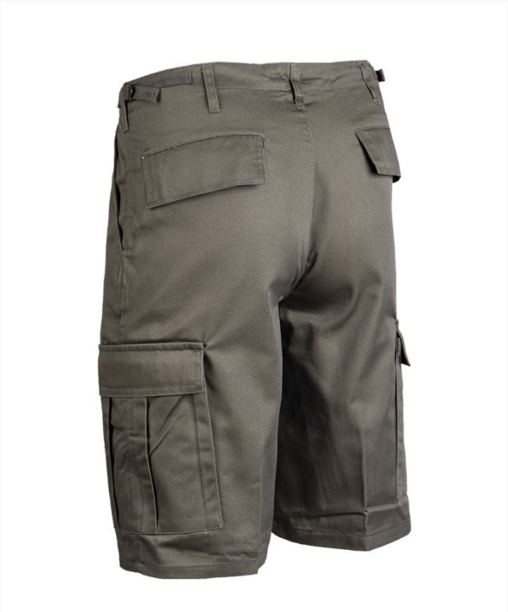 Bermuda Schwarz Oliven Grøn, Str. S - XXXL