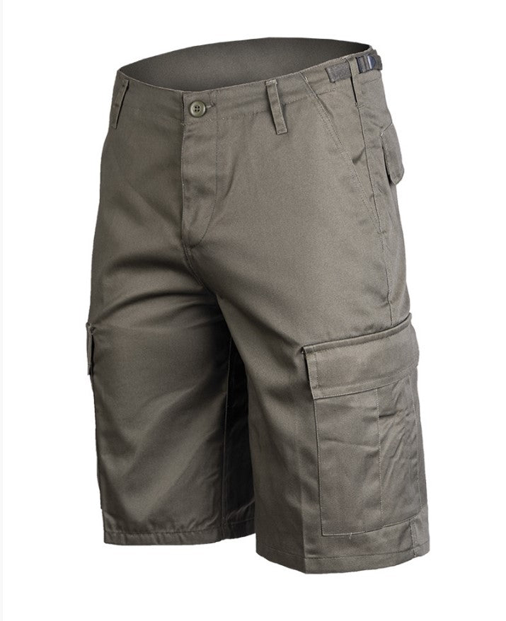 Bermuda Schwarz Oliven Grøn, Str. S - XXXL