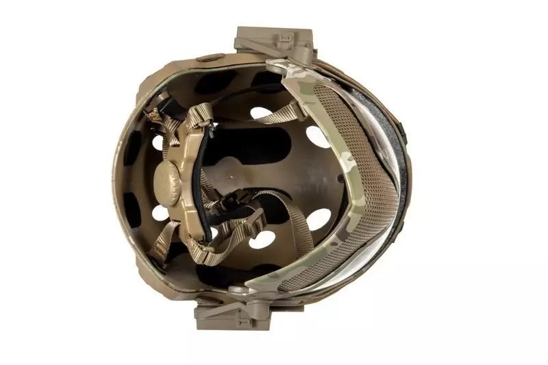 PJ Piloteer fast II hjelm med mask, MC 7