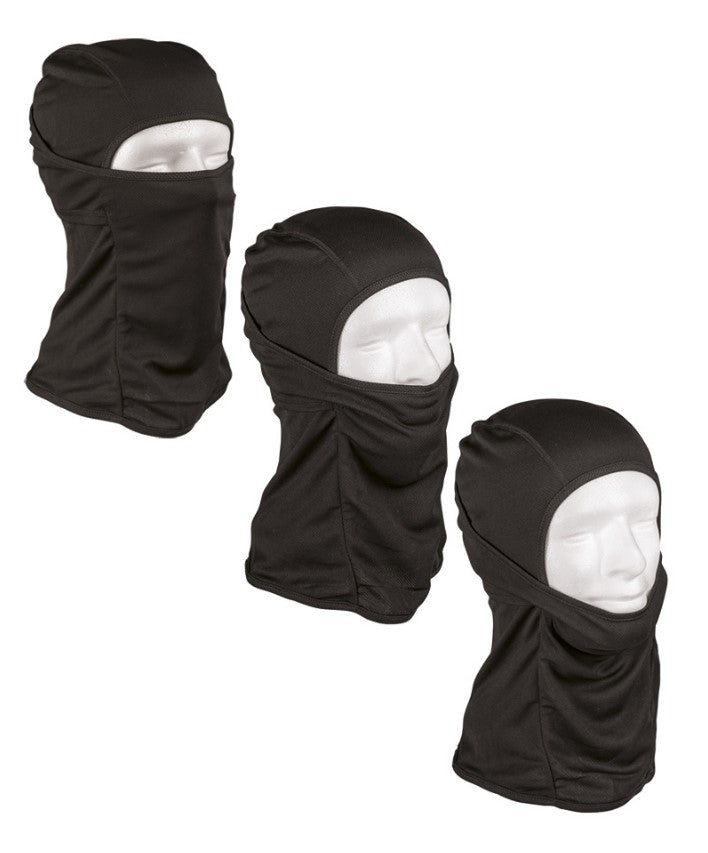 HUE BALACLAVA TAKT. ÅBEN, Sort 2