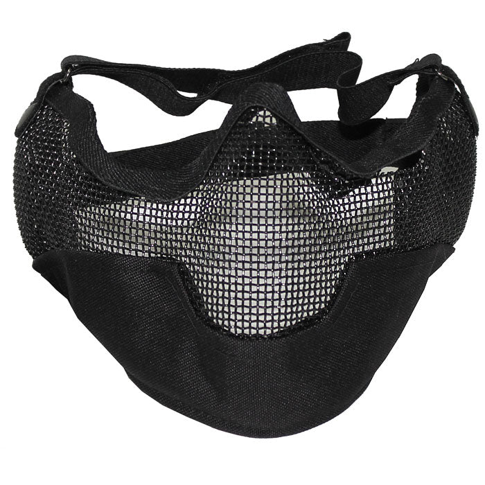 Ansigts beskytter, med gitter, halv, sort 1