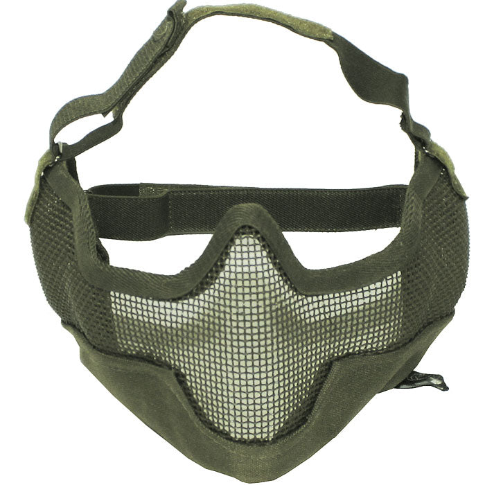 Ansigts beskytter, med gitter, halv, grøn 1