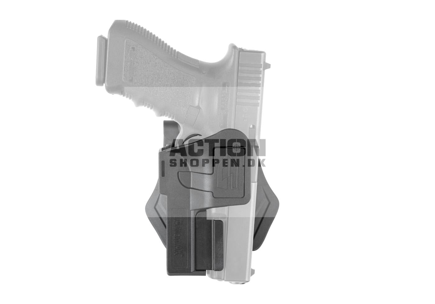 Universal Paddle Holster for Rail Pistol, Sort. 2