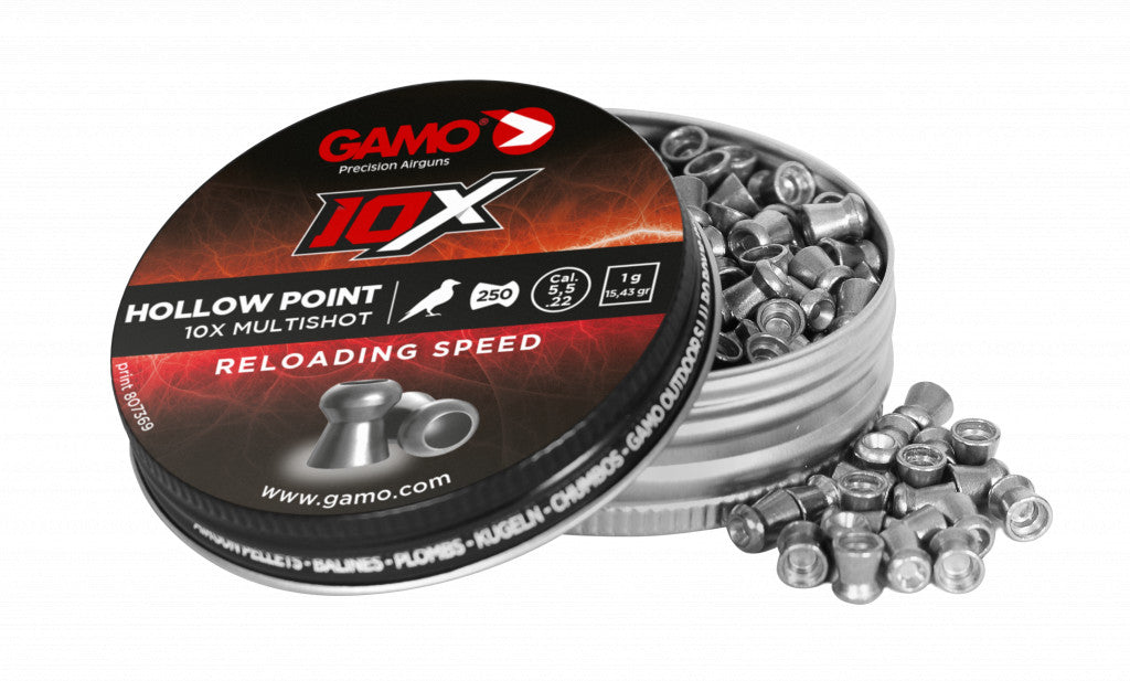 Gamo Hollow Point 10 x Multishot 500 stk. 4,5mm(Cal.177) 1