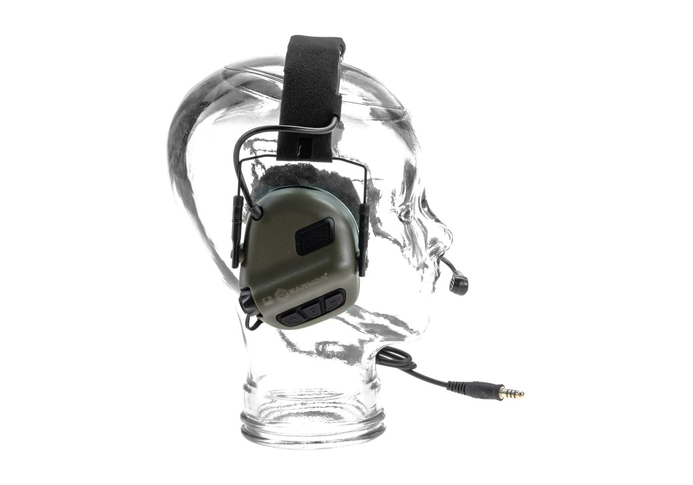 EARMOR - M32 Plus Taktisk Høreværn, Grøn