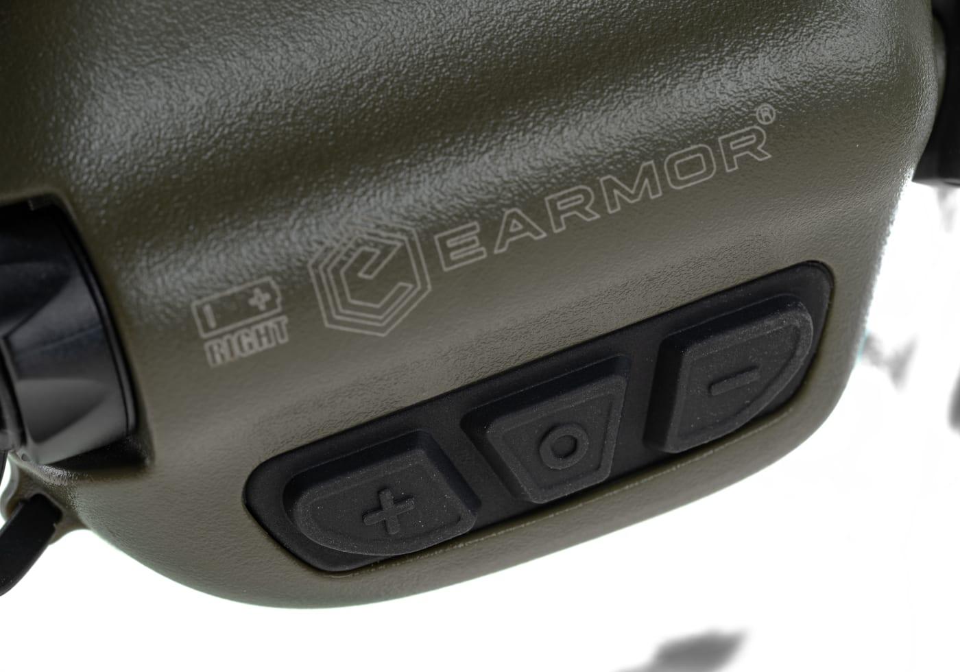 EARMOR - M32 Plus Taktisk Høreværn, Grøn