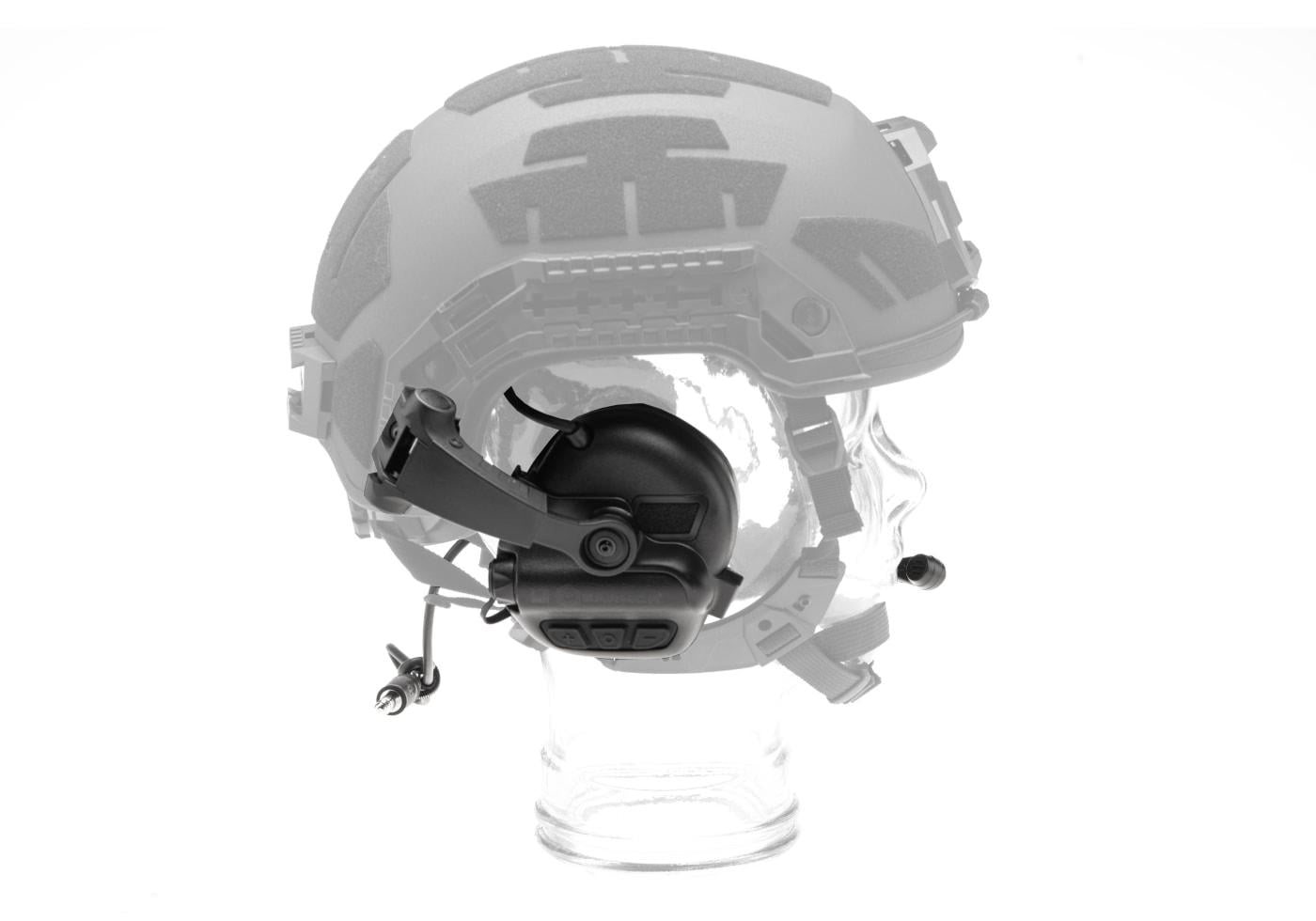 EARMOR - M32X Plus høreværnsæt til ARC hjelmskinner, Sort