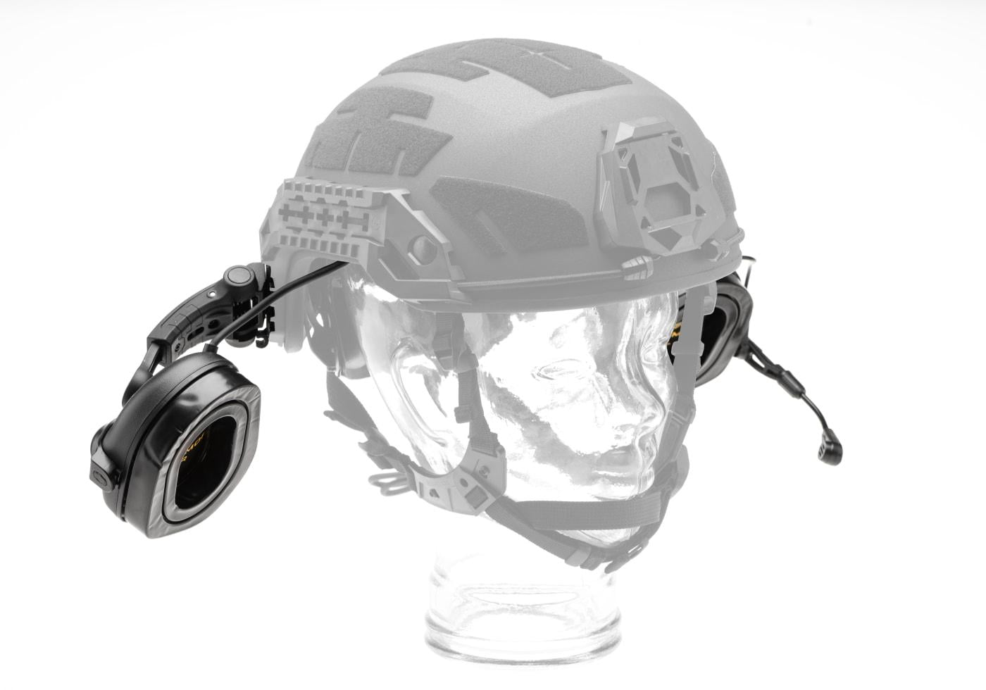 EARMOR - M32X Plus høreværnsæt til ARC hjelmskinner, Sort