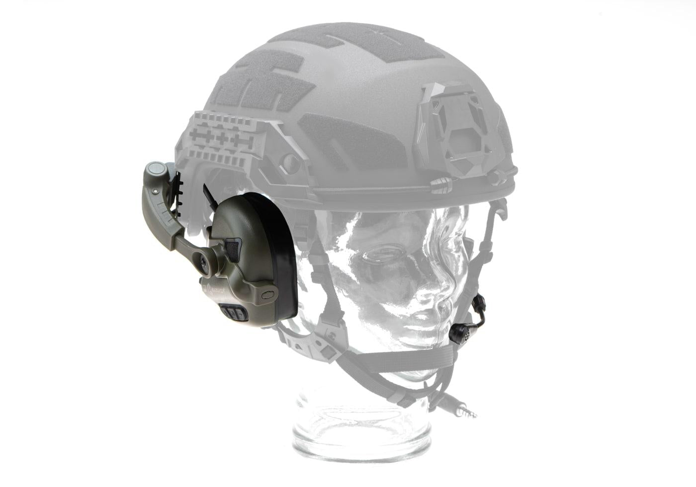 EARMOR - M32X Plus høreværnsæt til ARC hjelmskinner, Grøn