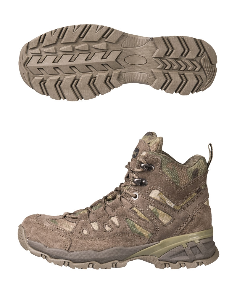 Mil-tec STØVLE SQUAD STIEFEL 5 INCH - Multicam