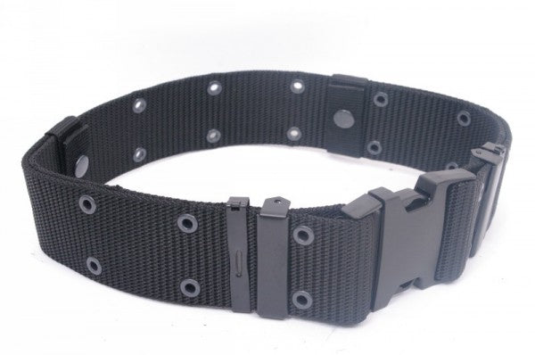 Miltec - Bælte, US, bred, sort, str. M - L