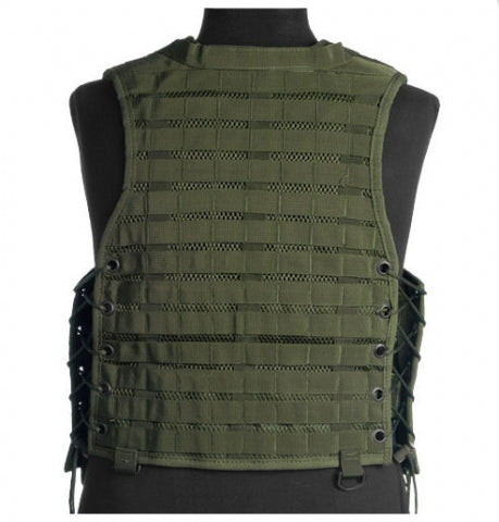 Molle Carrier vest, Oliven grøn, str. one size 2