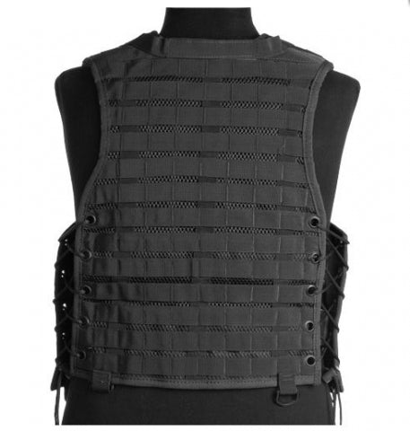 Molle Carrier vest, Sort, str. one size 2