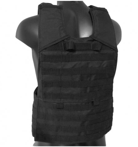 Molle Carrier vest, Sort, str. one size 2