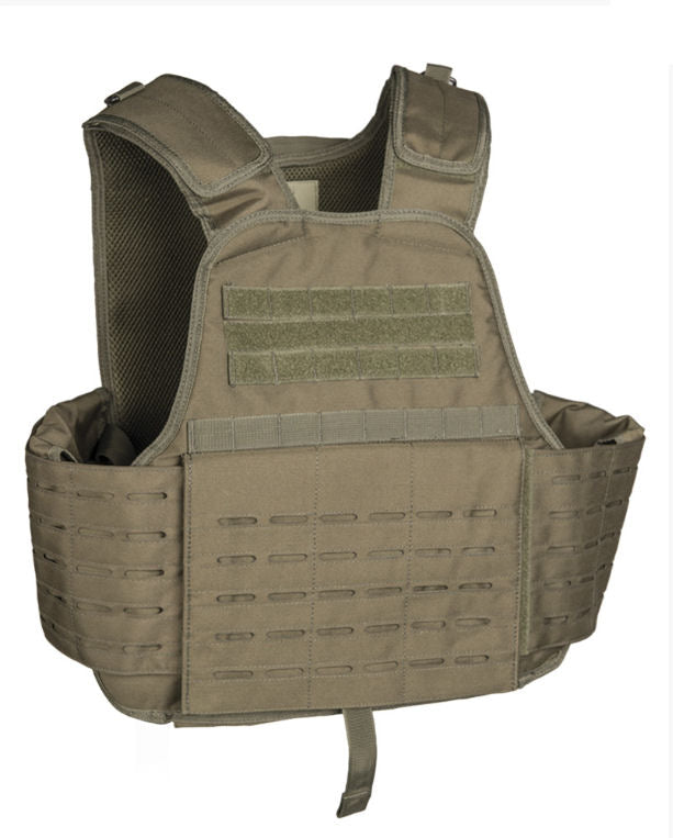 Taktisk molle vest, Laset Cut CarrIer Vest, Oliven grøn, str. one size 1